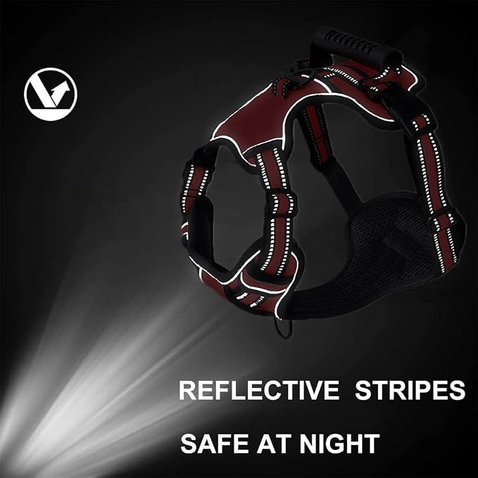 Dog Vest Non-Tension Breathable Reflective Pet Vest Small Large Dog Outdoor Running Dog Pet Accessories (B X)