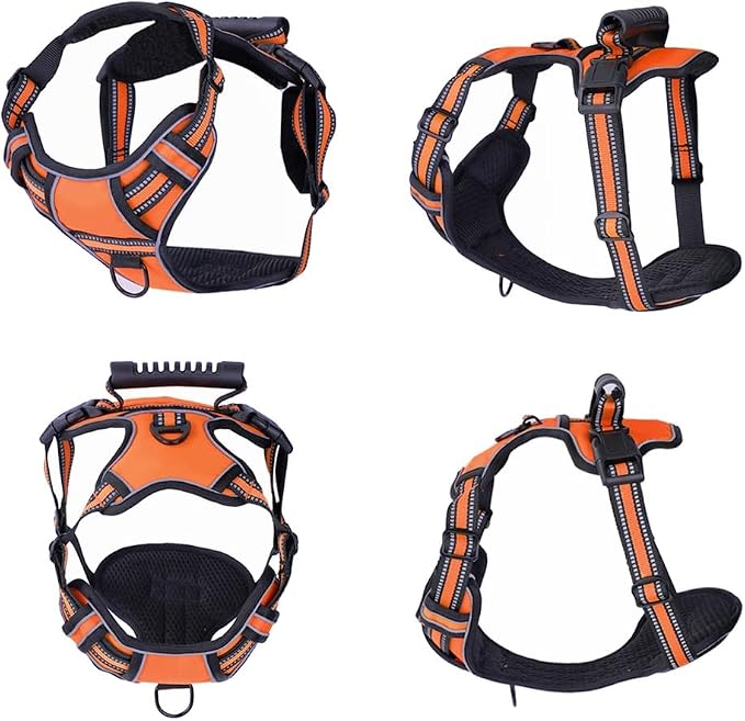Dog Vest Non-Tension Breathable Reflective Pet Vest Small Large Dog Outdoor Running Dog Pet Accessories (B X)